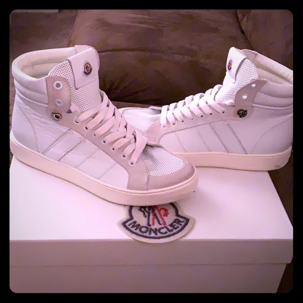 Moncler sneakers with box and dust bag ..